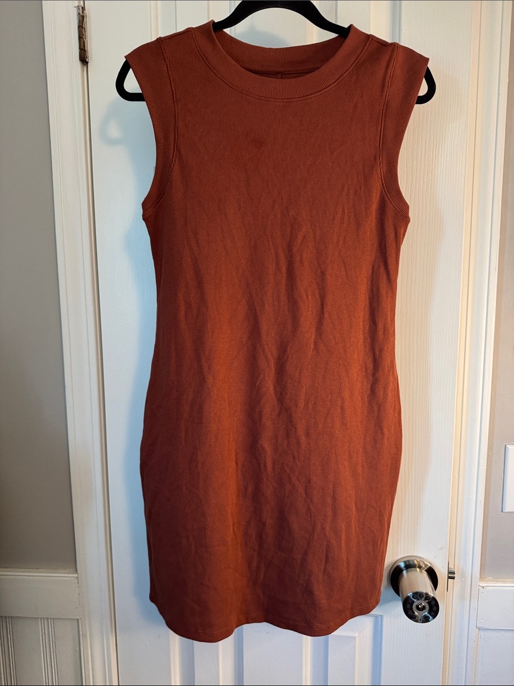 a new day Sleeveless Rust Mini Dress (R)